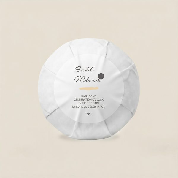 Celebreation O'Clock Bath bomb Front View