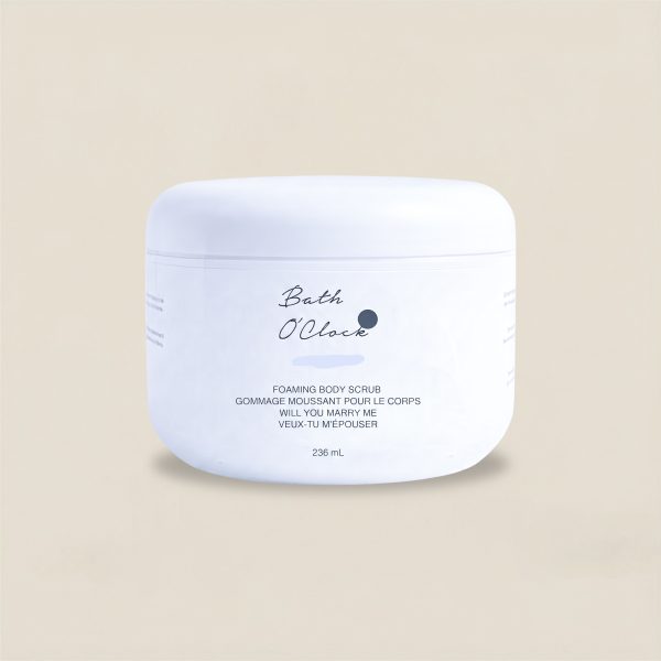 Will You Marry Me Foaming Body Scrub Front View